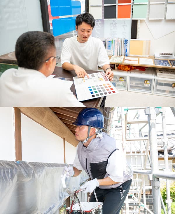 熊本県玉名市の塗装の職人直営店、合同会社いのうえの代表の職人としてのこだわり、大切にしていること
